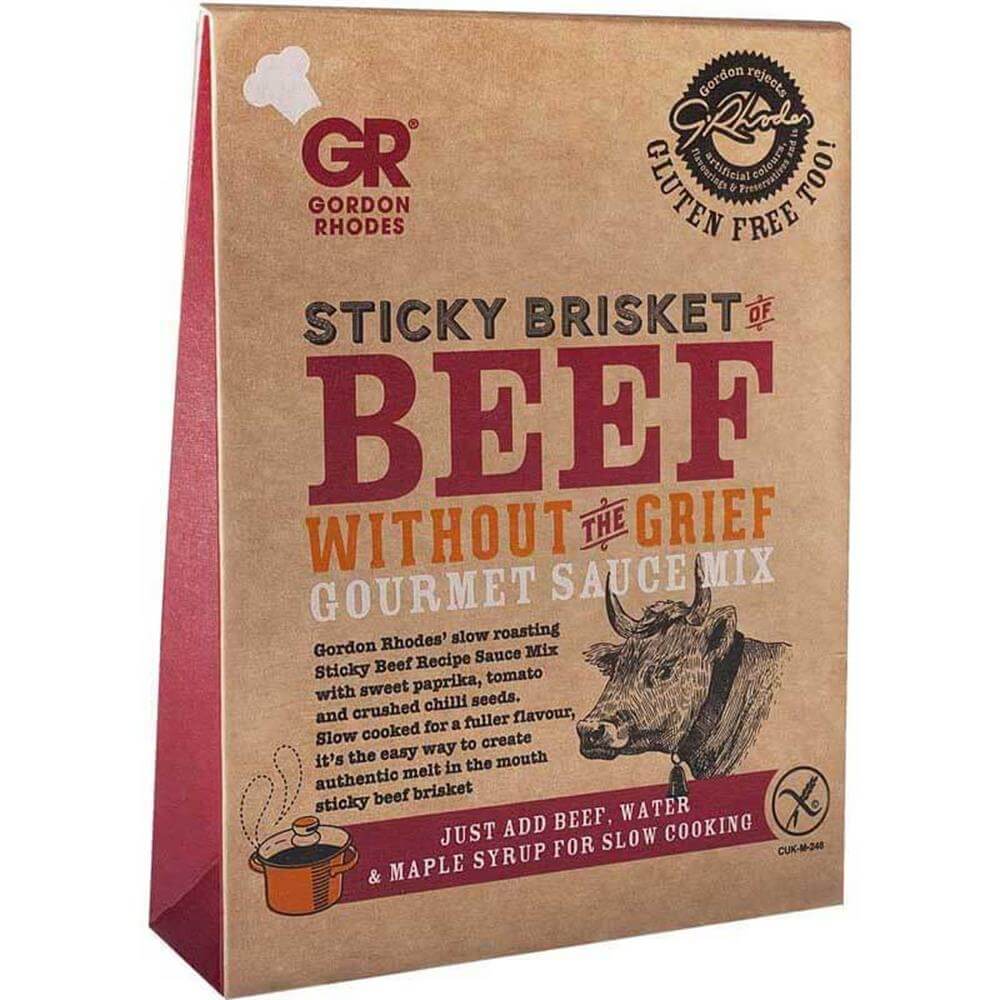 Gordon Rhodes Sticky Brisket of Beef Without the Grief Gourmet Sauce Mix 75g